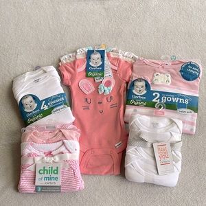 NEWBORN Baby Girl Lot ❤️Organic cottons